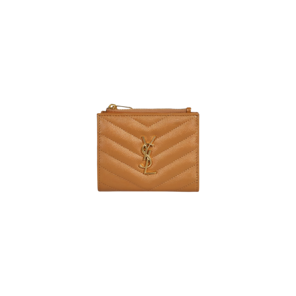 Saint Laurent Cassandre Zip Card Holder