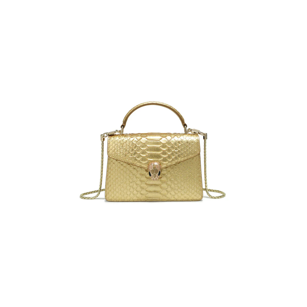 Bvlgari Gold Mini Lizard Skin Serpenti