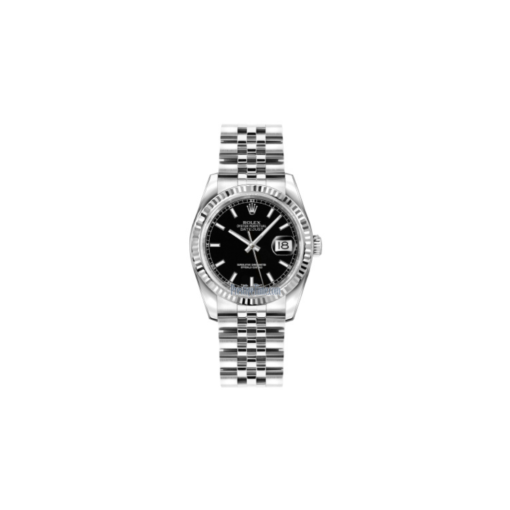 Rolex DateJust Black Jubilee Watch