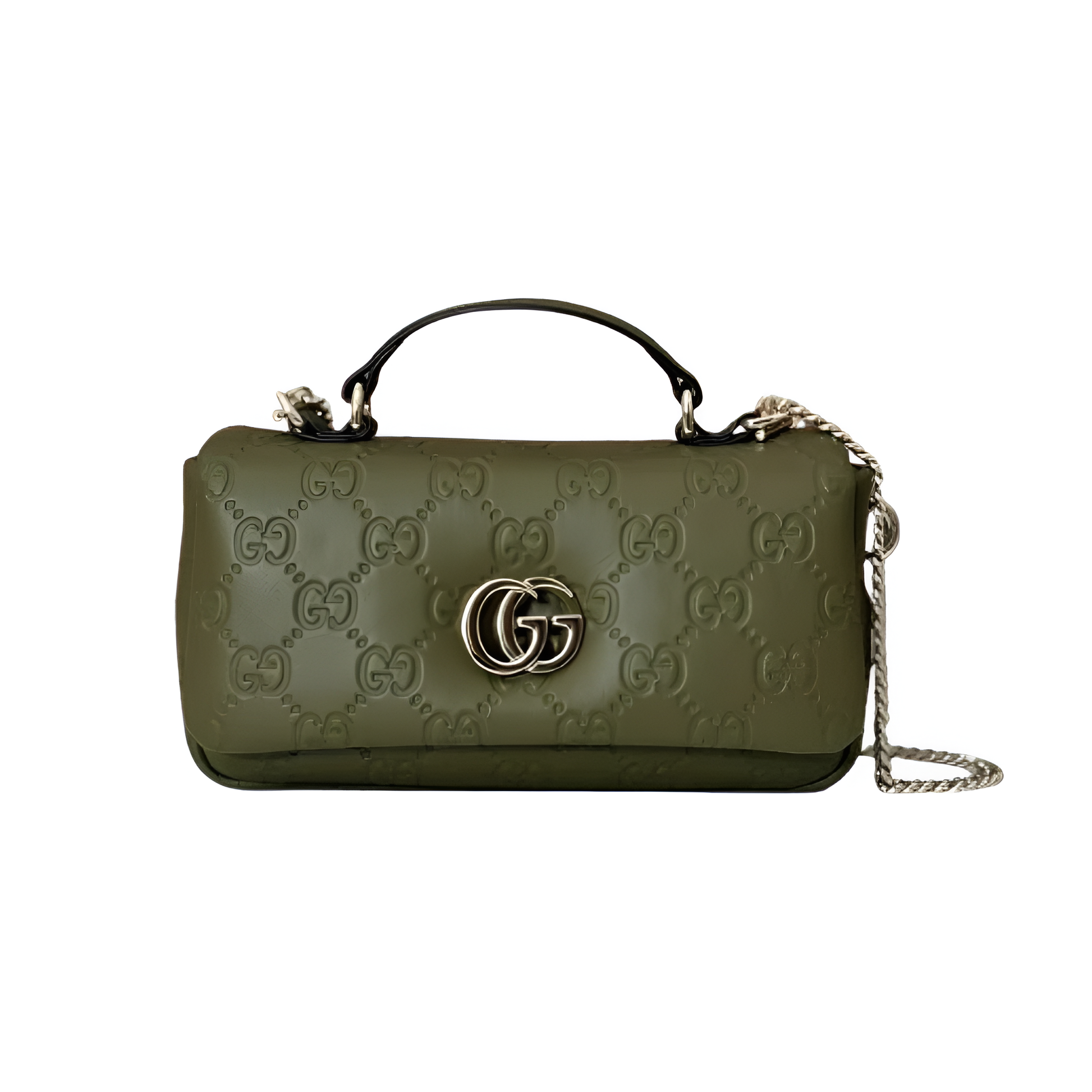 Gucci Green Milano Mini Top Handle Bag