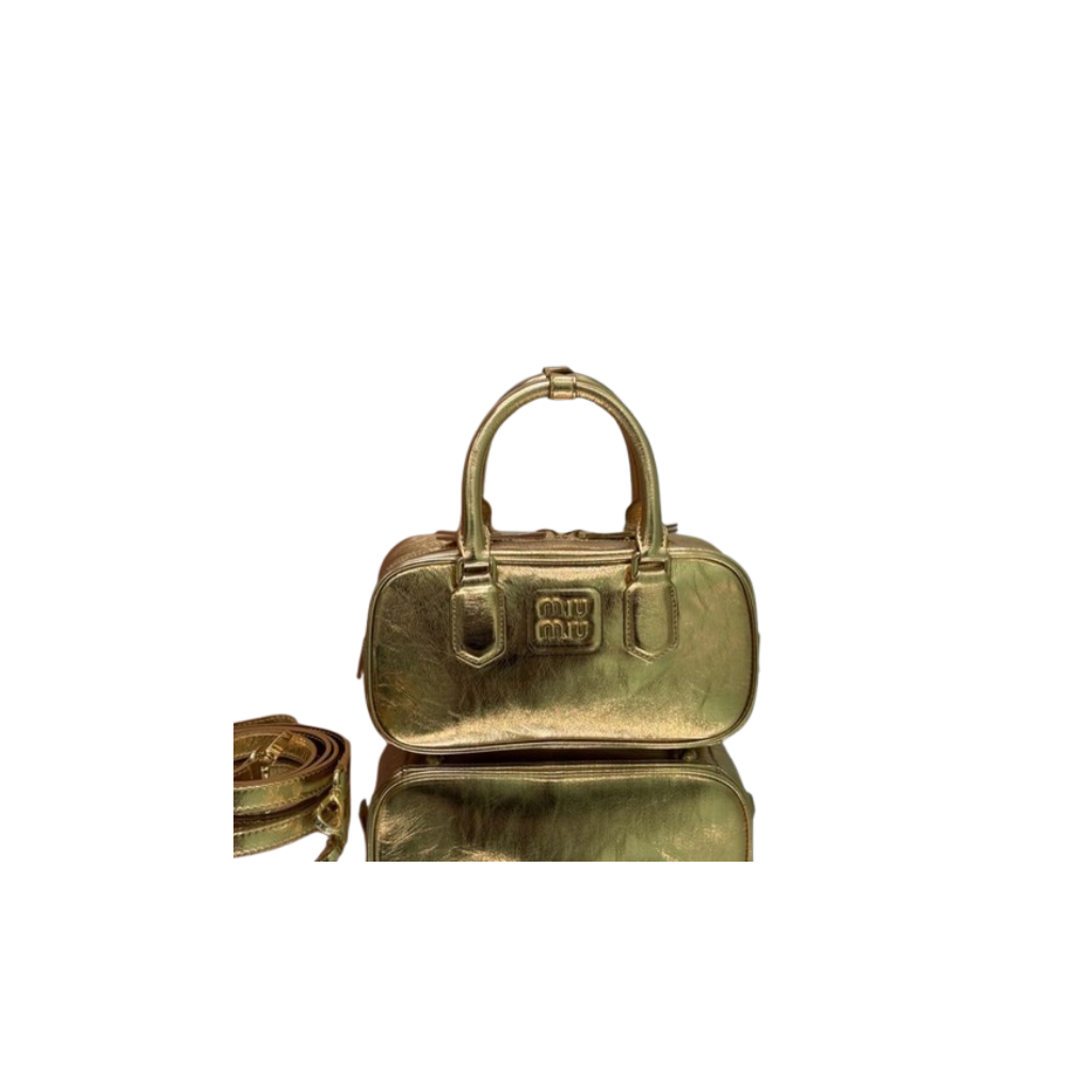 Miu Miu Arcadie Logo Shoulder Bag