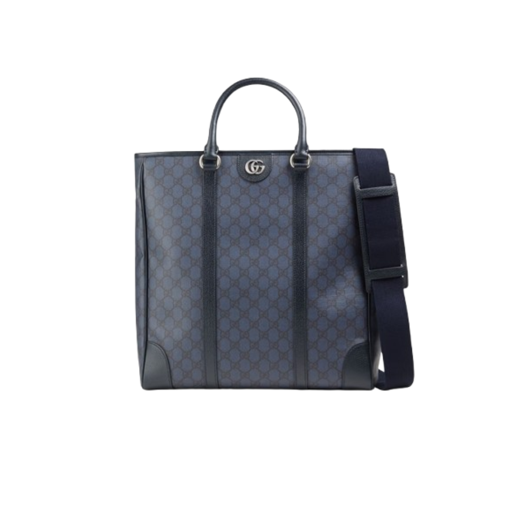Gucci Printed leather tote bag