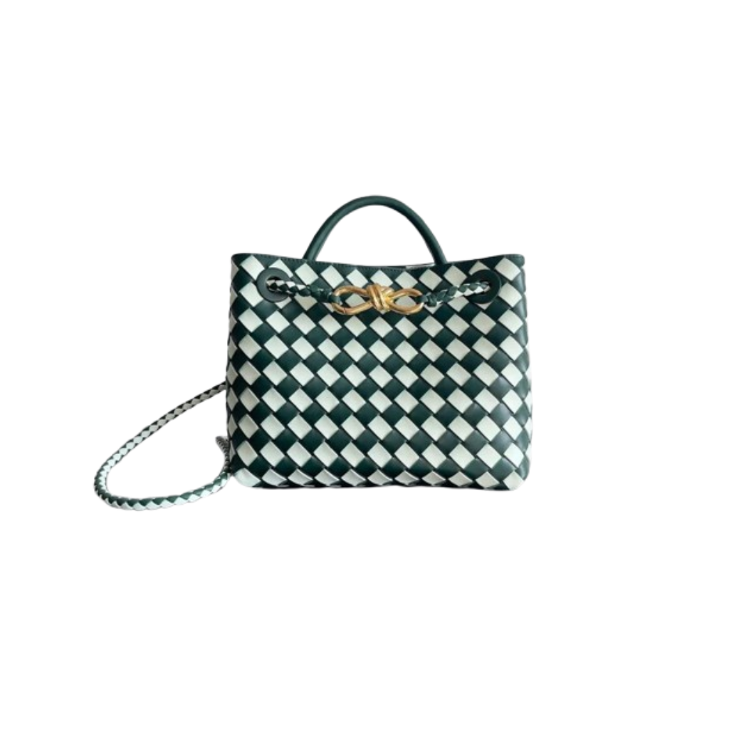BV Andiamo Bicolor Intrecciato Bag
