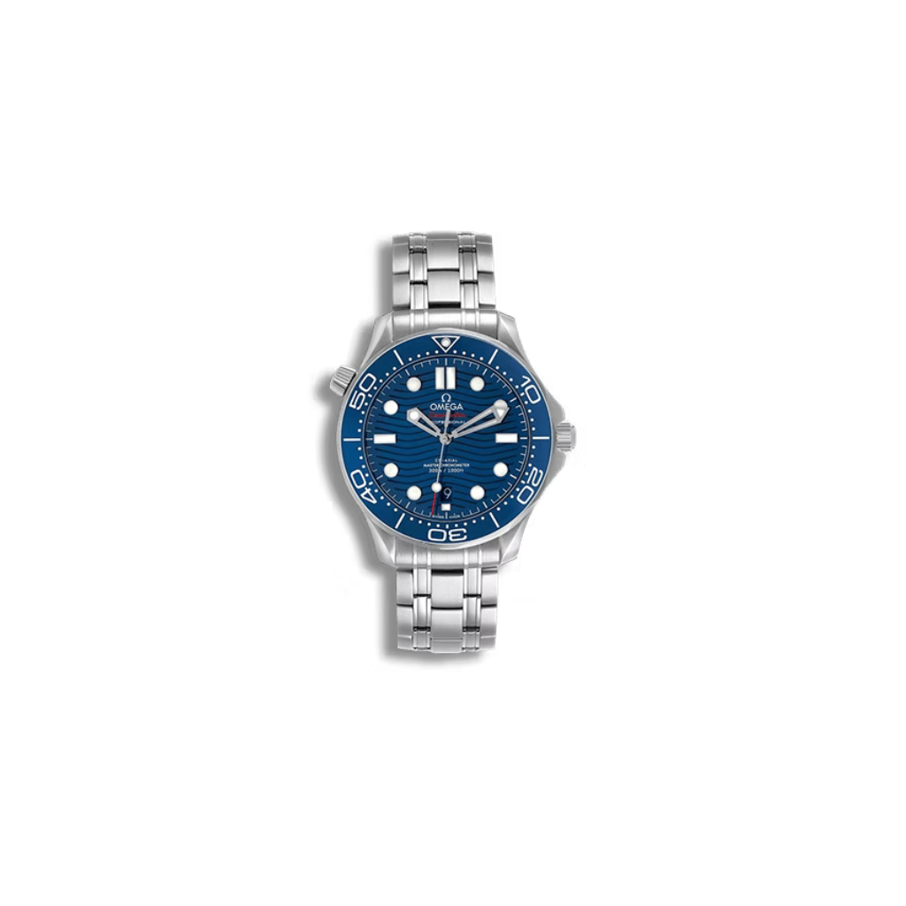 Omega Haima Blue Plate Watch
