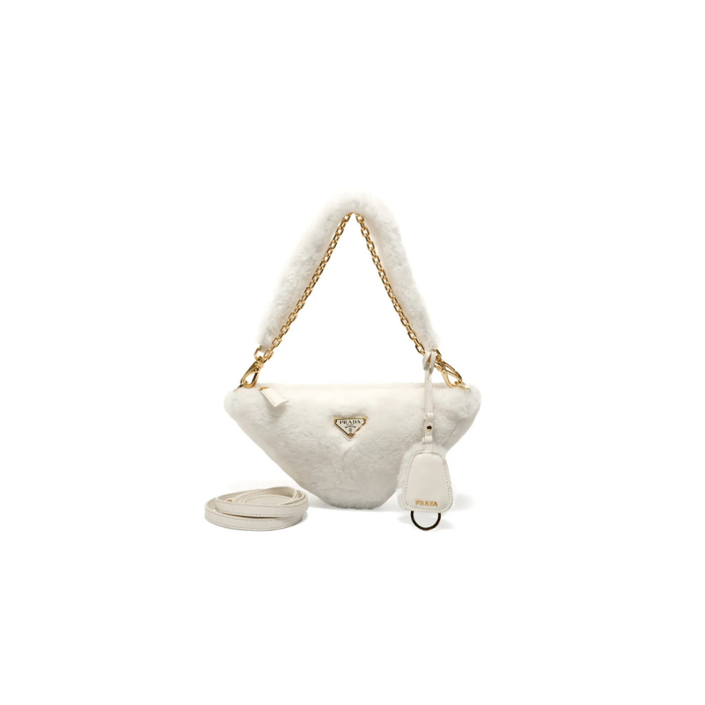 Prada Re-Edition Shearling Mini-Bag