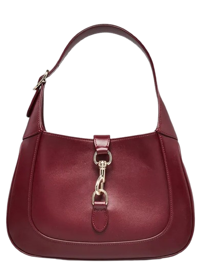 Gucci Dark Red Smooth Leather Jackie Bag