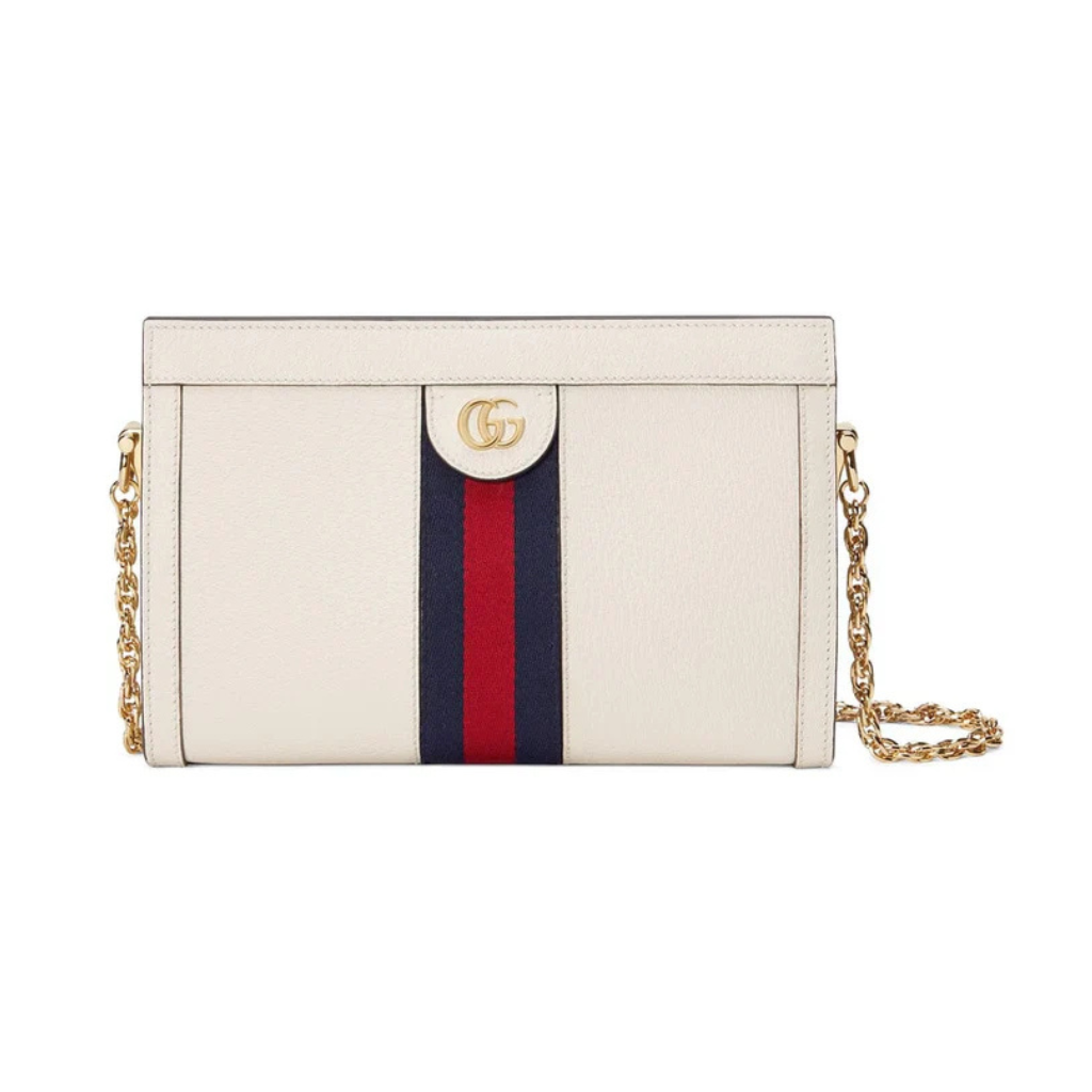 Gucci GG Ophidia Small Chain White Bag