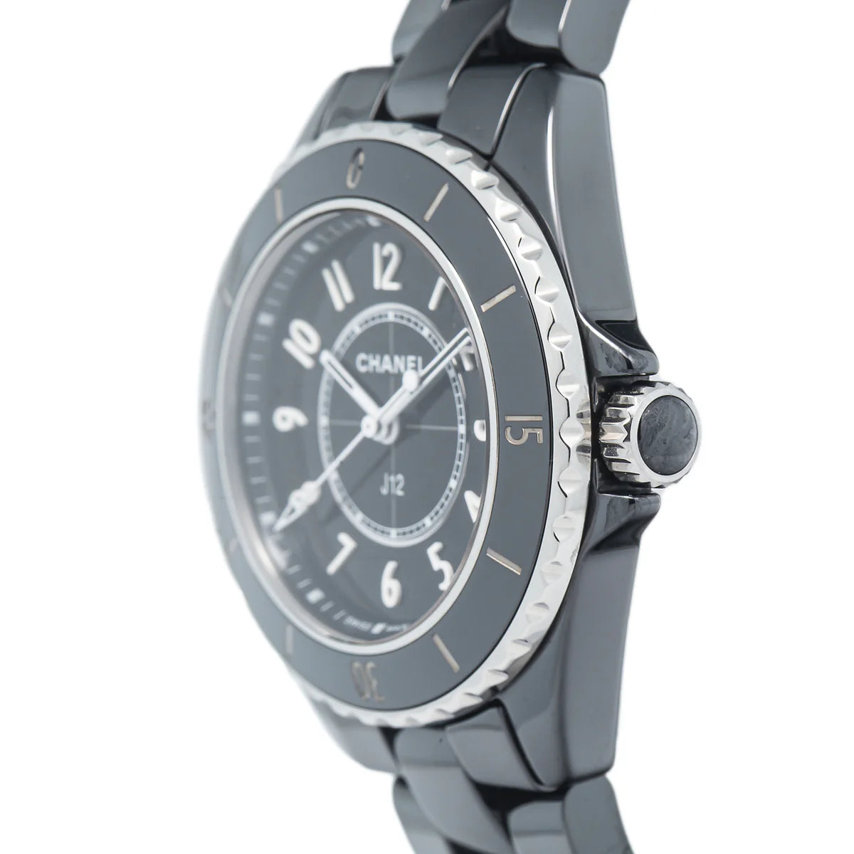Chanel J12 Silver Black