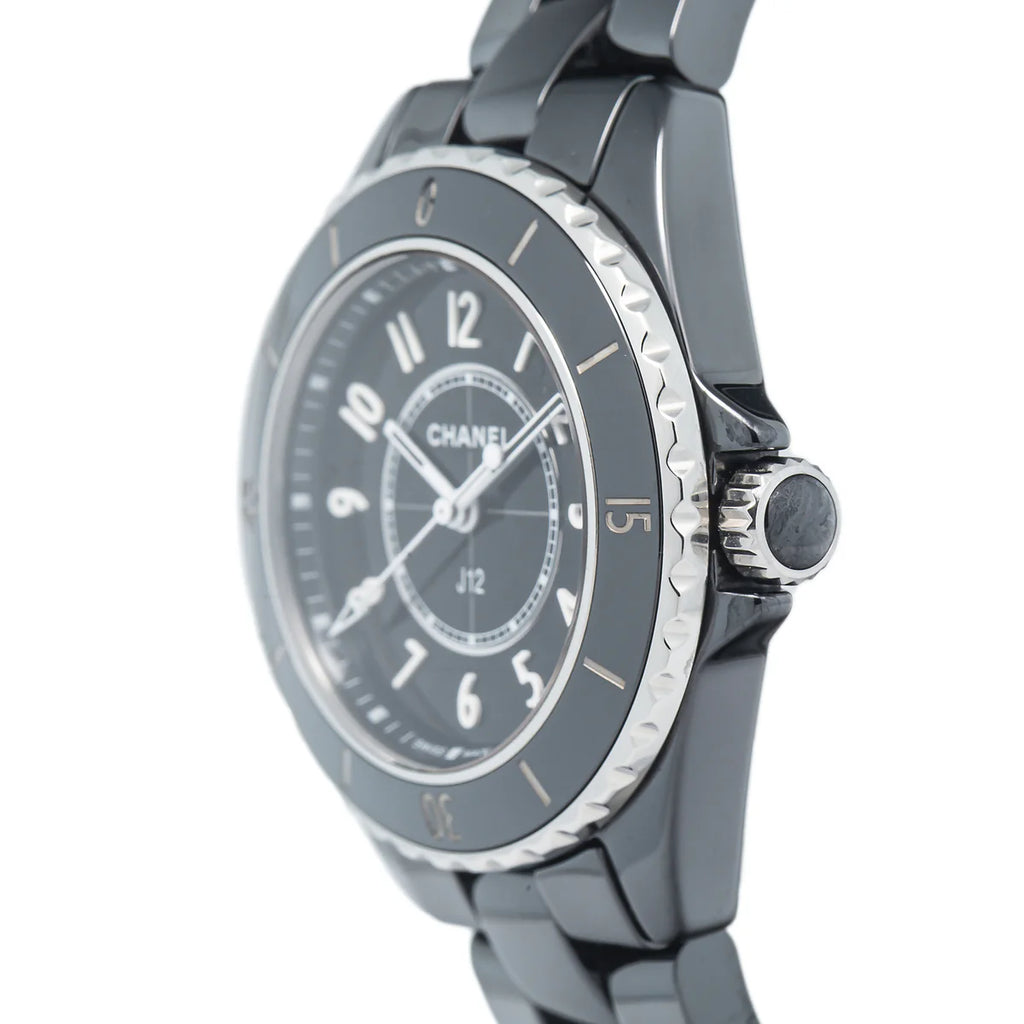 Chanel J12 Silver Black