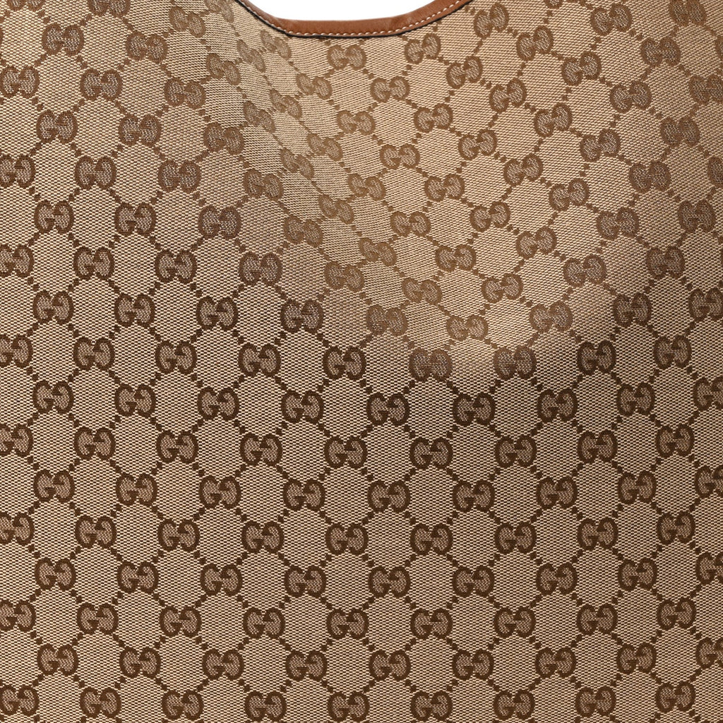 Gucci Monogram Micro GG Maxi Dark Brown Shoulder Bag