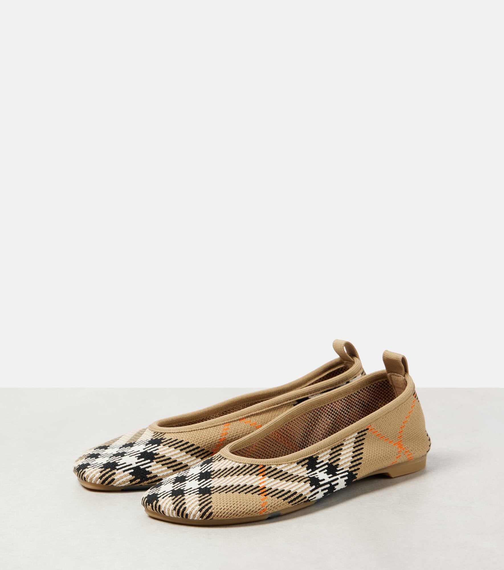 Burberry Check ballet flats