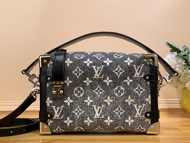 LV Side Trunk Handbag Gray
