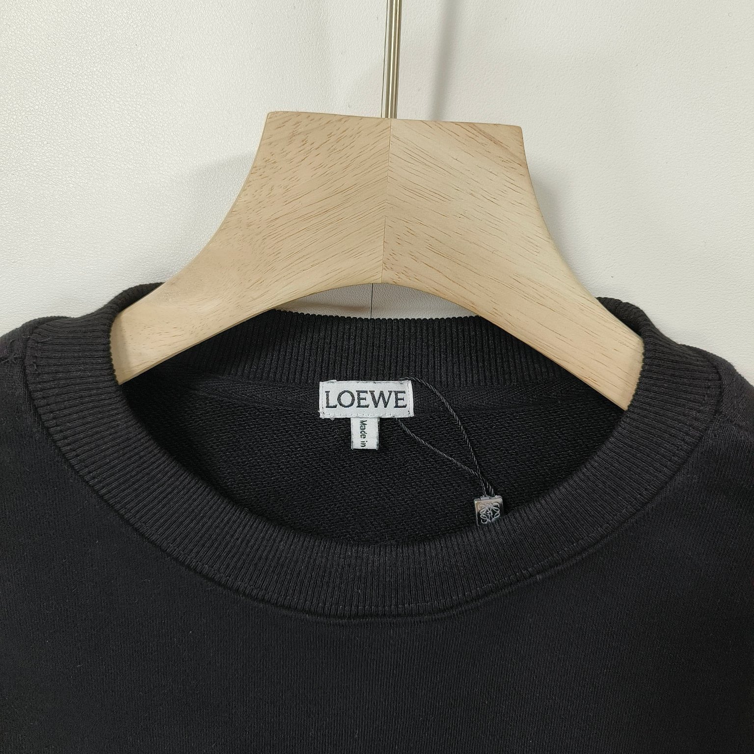 Loewe New Pocket Embroidered Logo Round Neck Sweatshirt