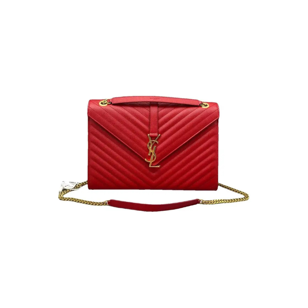 Ysl Satchel Monogramme leather handbag