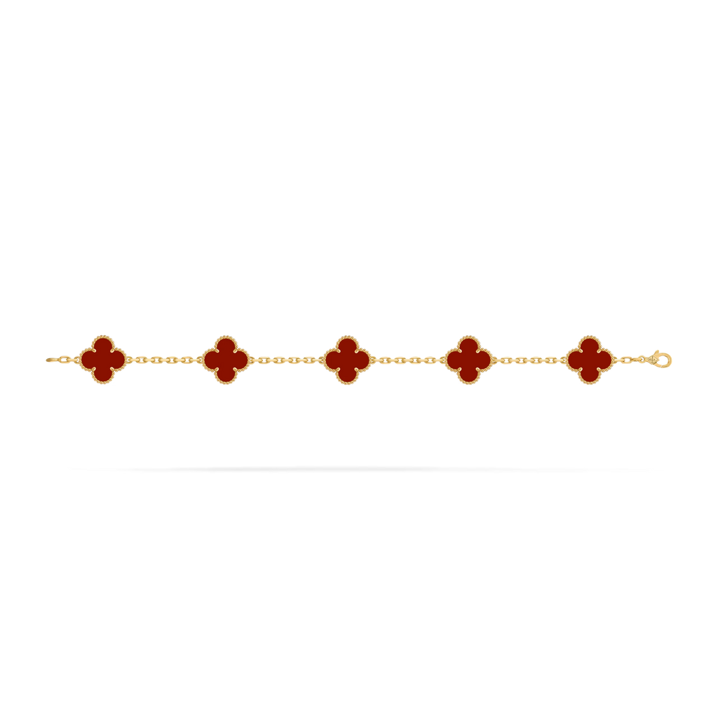 Vintage Red 5 motifs