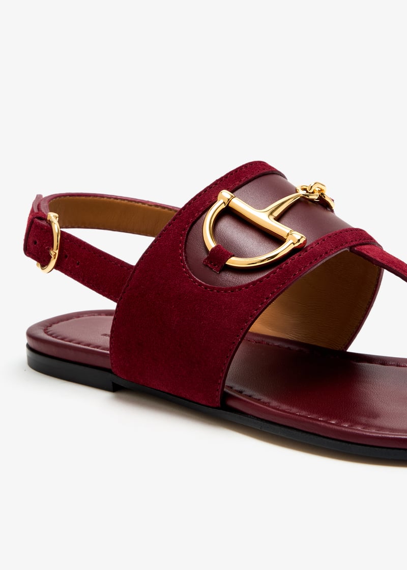 Gucci Horsebit thong flat sandals
