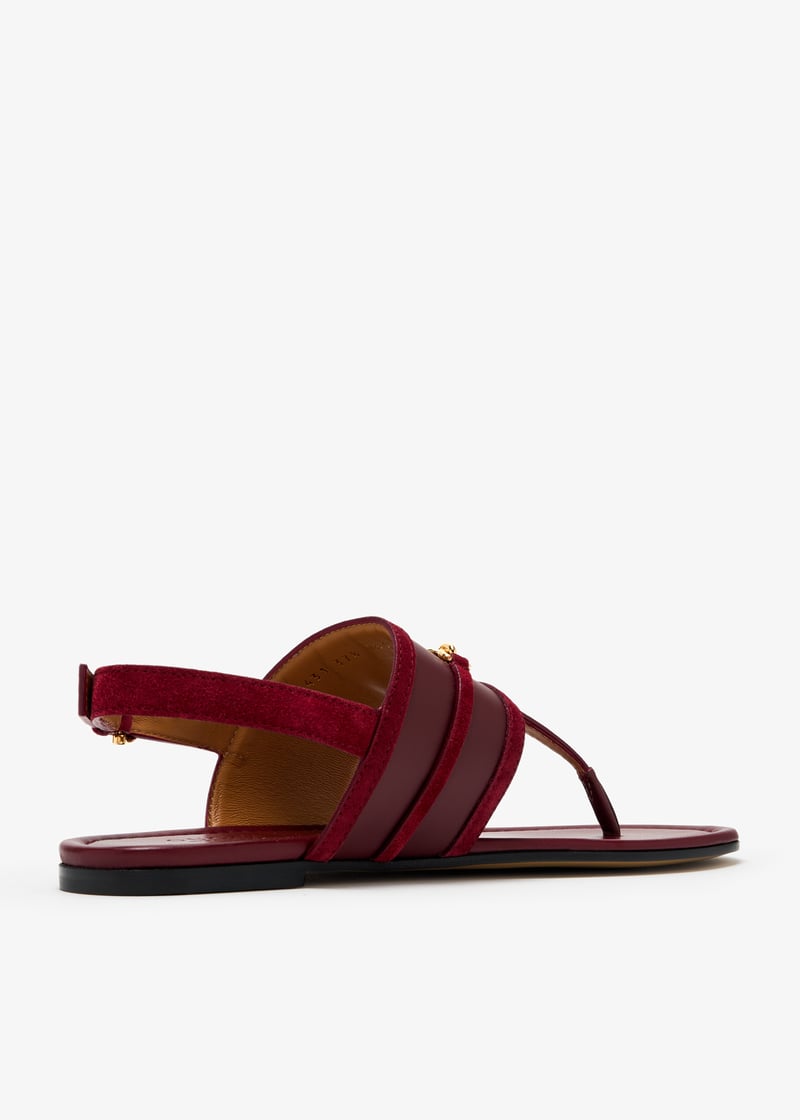 Gucci Horsebit thong flat sandals