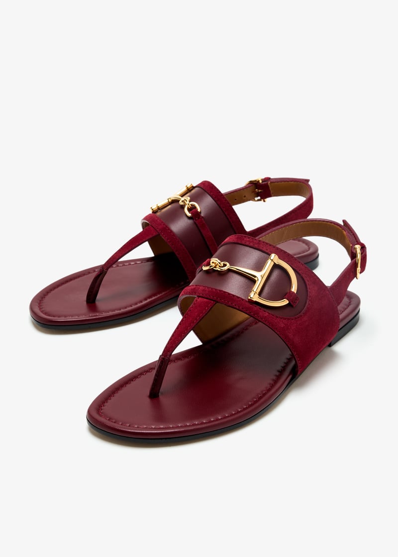 Gucci Horsebit thong flat sandals