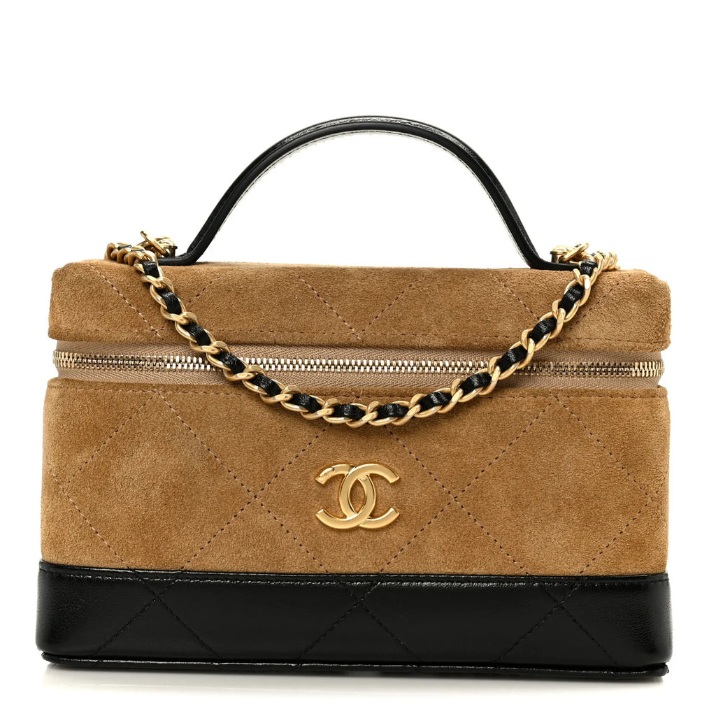 Chanel Chain Beige Black