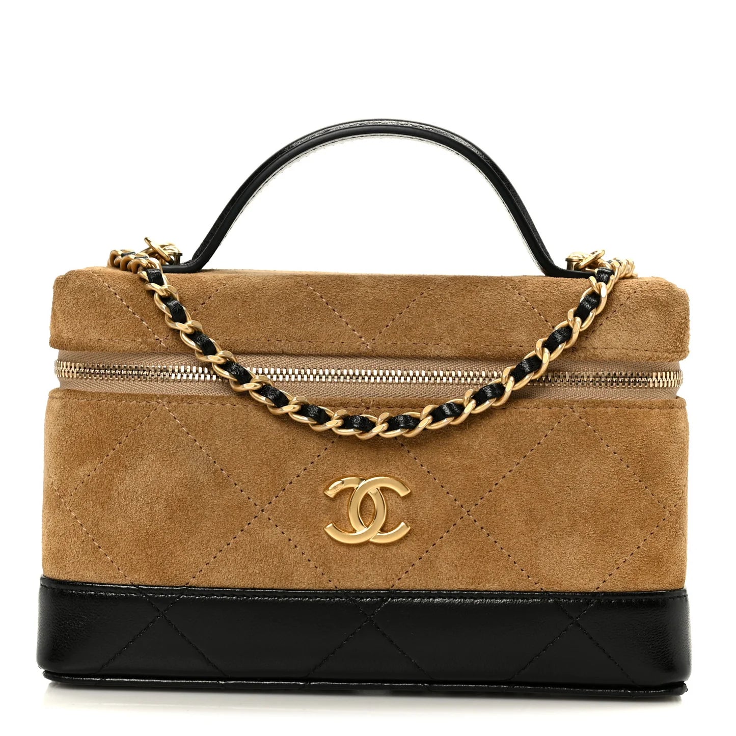 Chanel Chain Beige Black