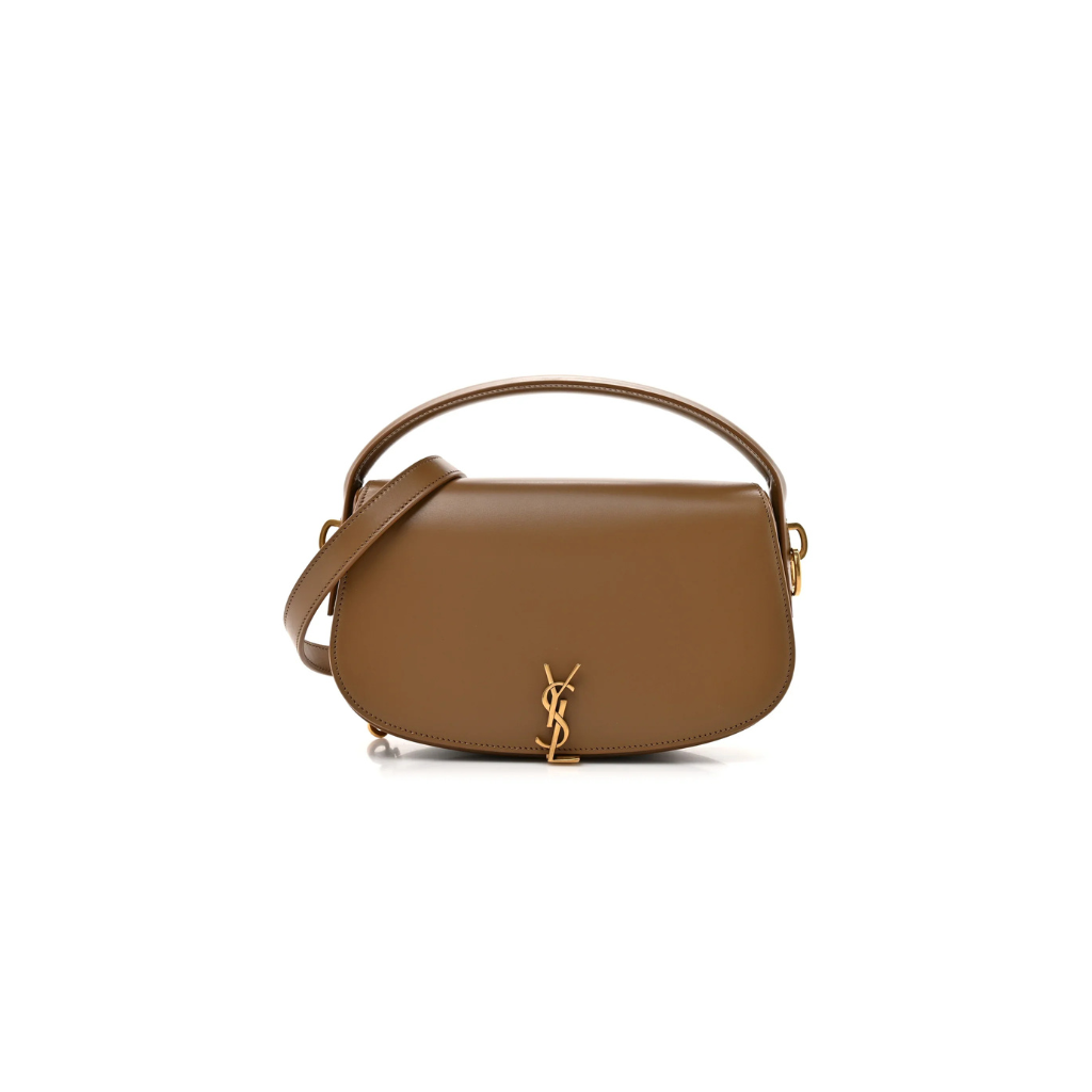 Ysl Calfskin Voltaire Top Handle Crossbody Bag