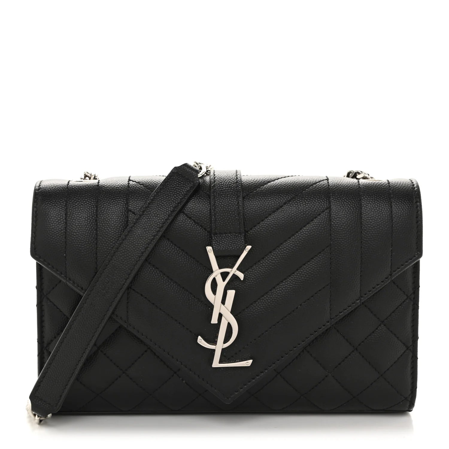 Ysl Grain De Poudre Textured Mixed Matelasse Bag