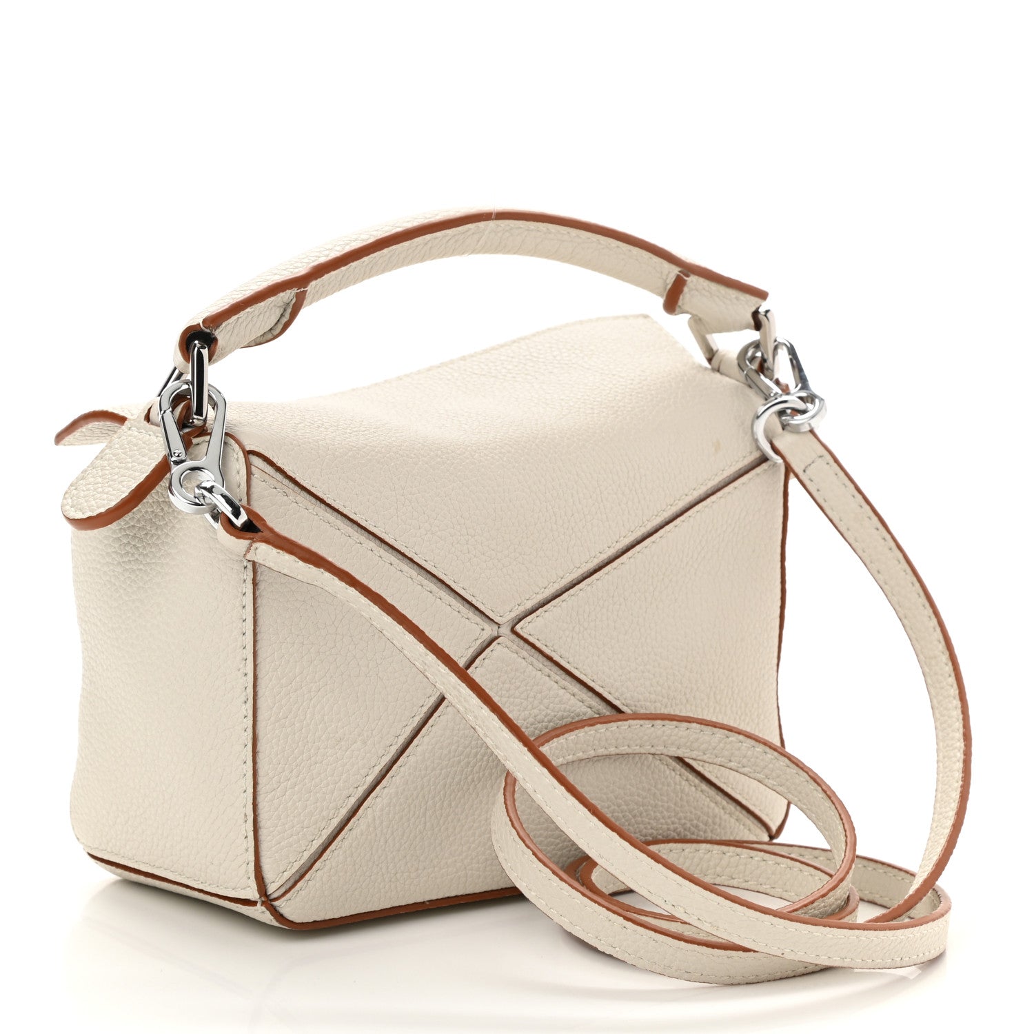 Loewe Mini Puzzle Bag Soft White