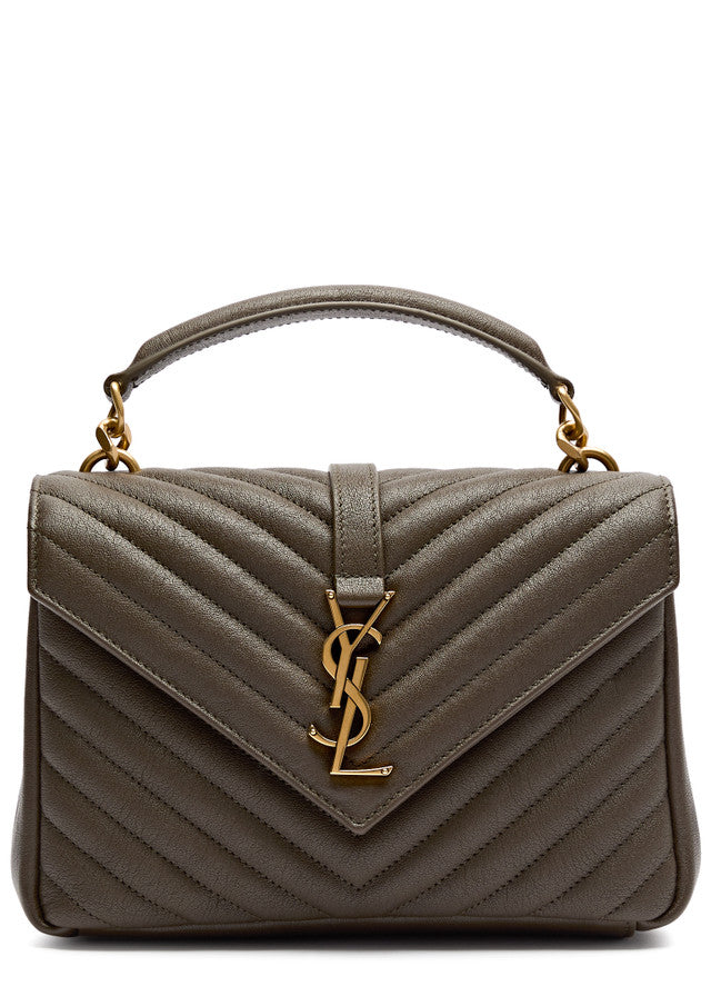 Ysl College Leather Shoulder Bag