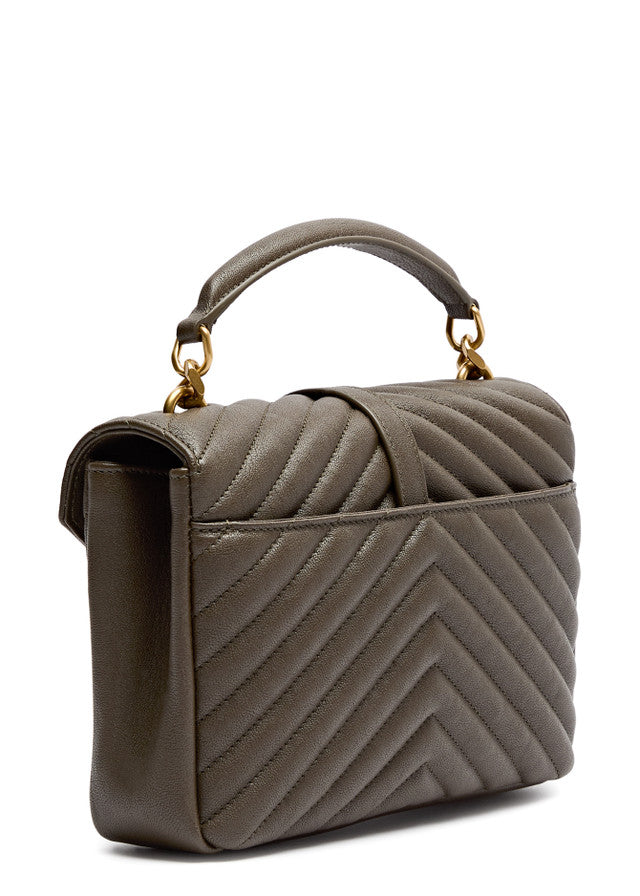 Ysl College Leather Shoulder Bag