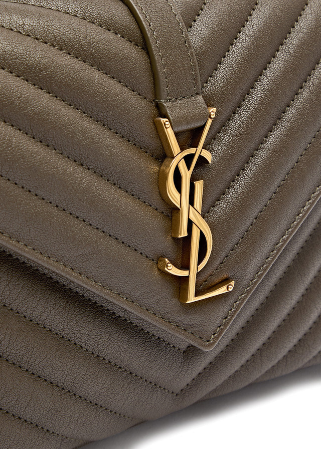 Ysl College Leather Shoulder Bag