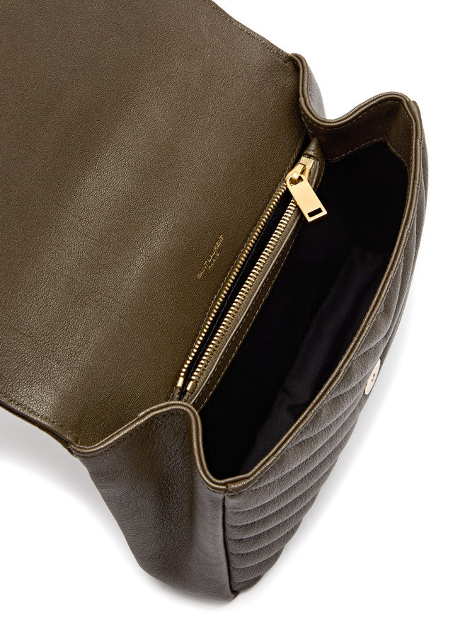 Ysl College Leather Shoulder Bag