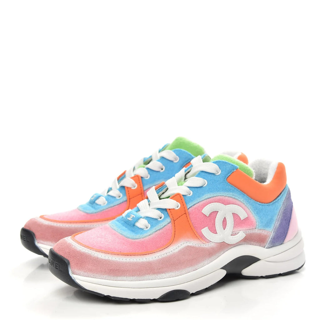 Suede CC Sneakers White Multicolor