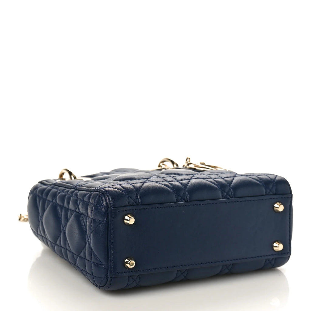 Mini Lady Dior Navy Blue