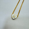 Miu Miu Heart Pendant Necklace
