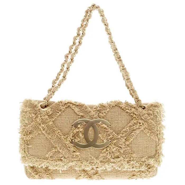 Chanel Fringe Trim Flap Bag