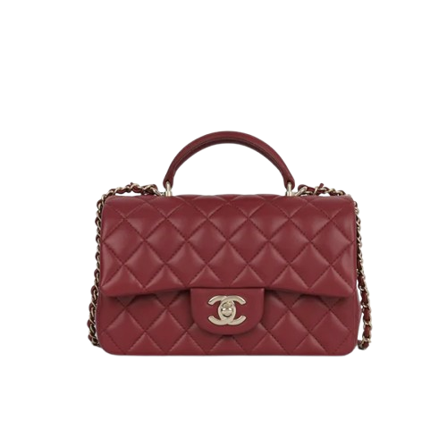 Chanel Mini Flap Bag With Top Handle