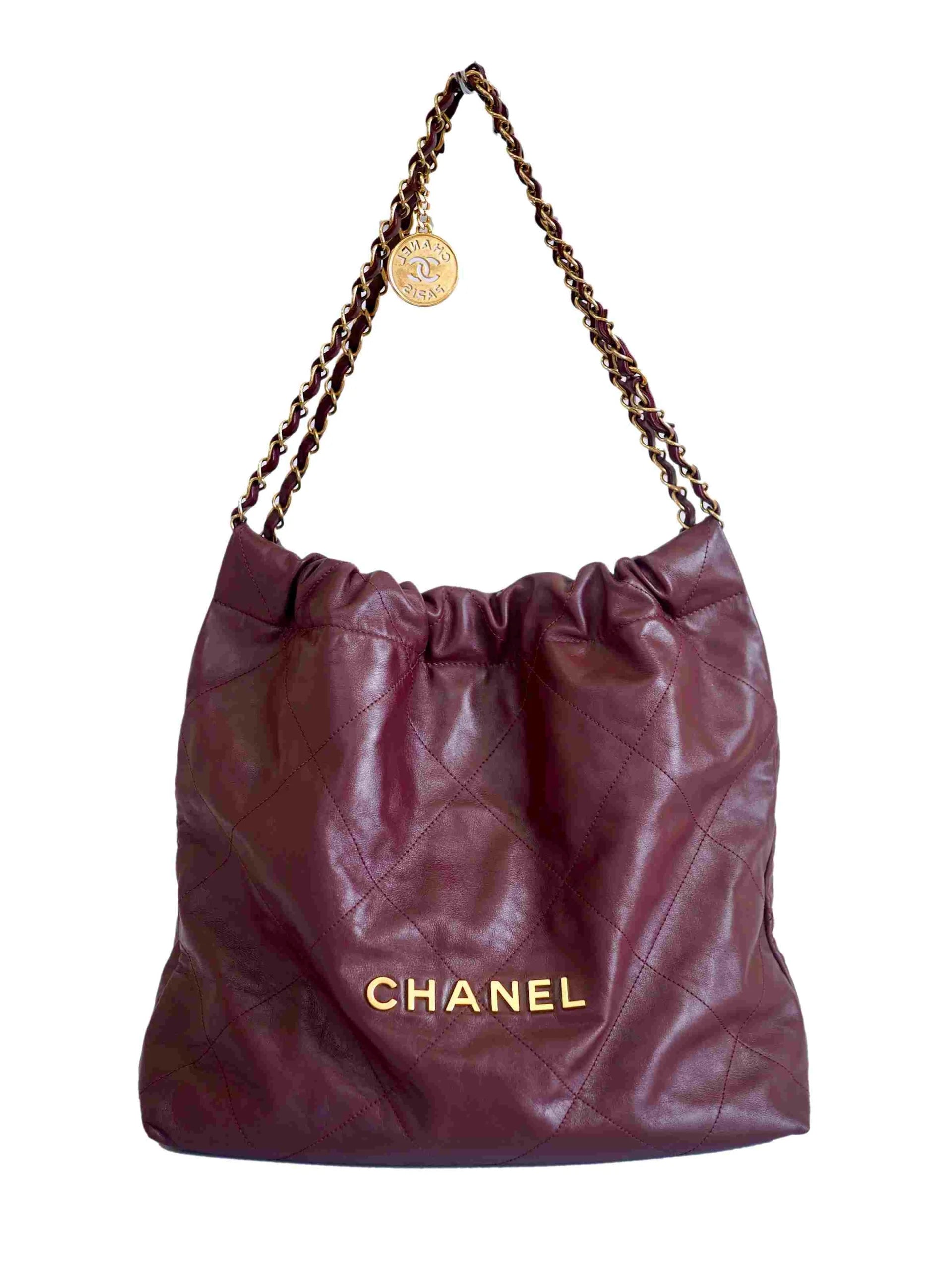 Bag CHANEL 22 Medium Burgundy