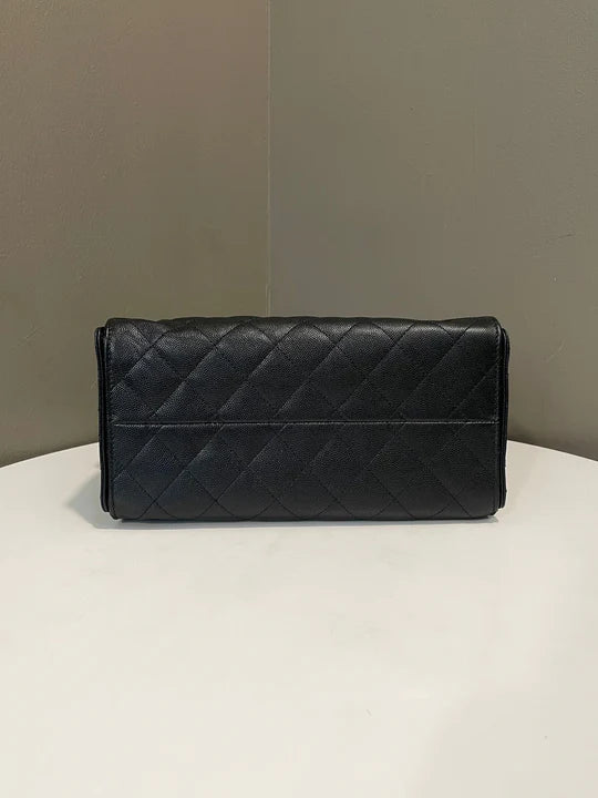 Chanel 25 Small Bag Black Caviar