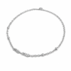 Miu Miu Metal crystal necklace