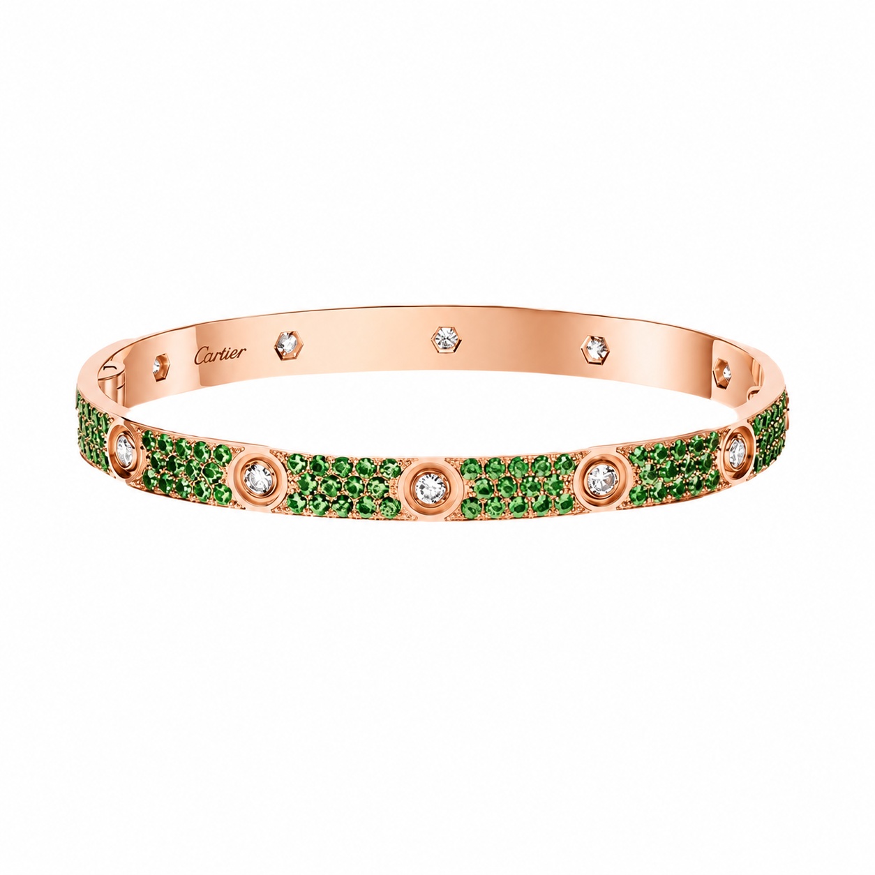 Love Bracelet Gemstone Rosegold