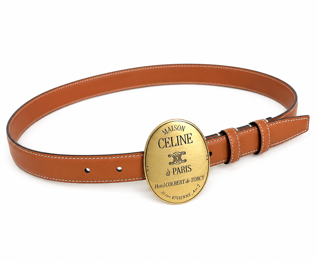 Celine Belt Brown