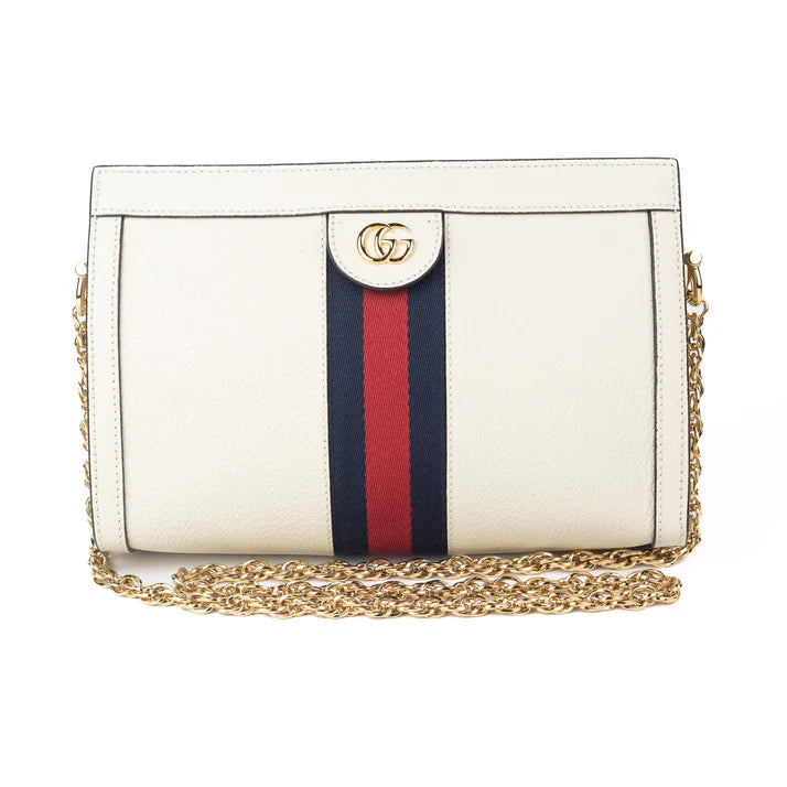 Gucci GG Ophidia Small Chain White Bag