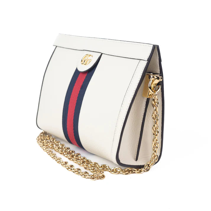 Gucci GG Ophidia Small Chain White Bag