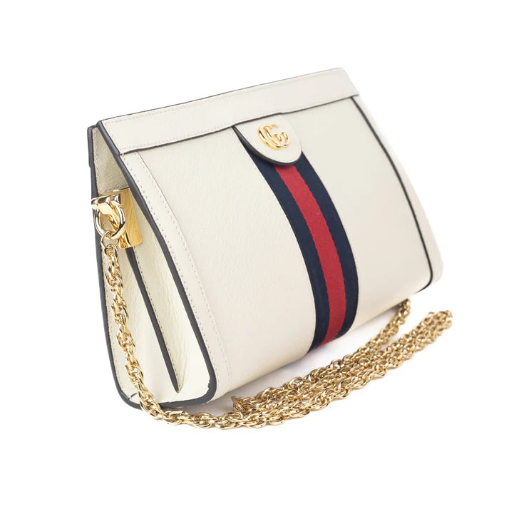 Gucci GG Ophidia Small Chain White Bag