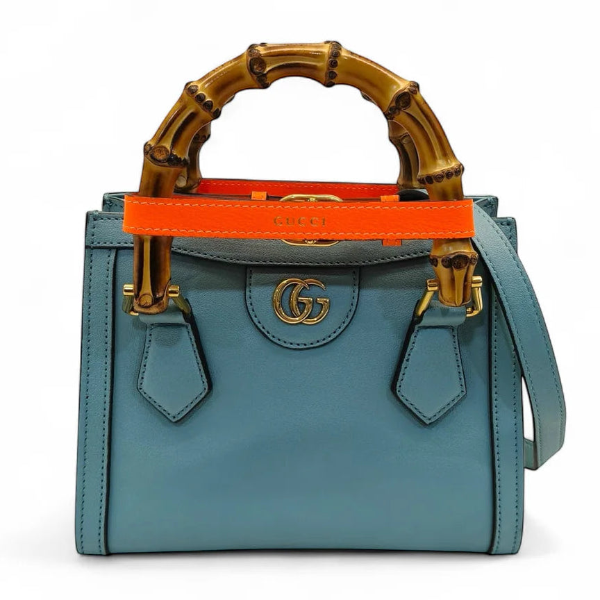 Gucci Mint Green Mini Diana Tote Bag