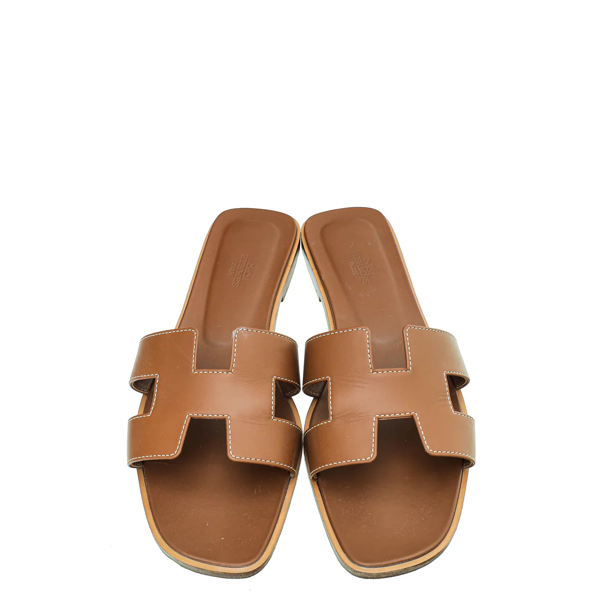 Hermes Gold Oran Sandal