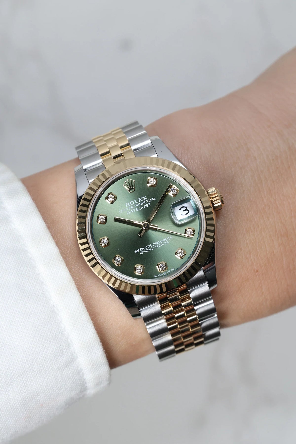 Rolex Datejust Olive Green Dial