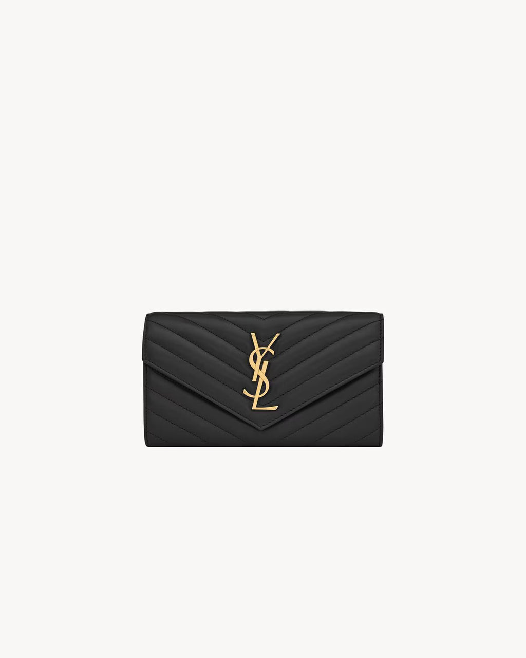Ysl Cassandre Matelasse Black flap wallet