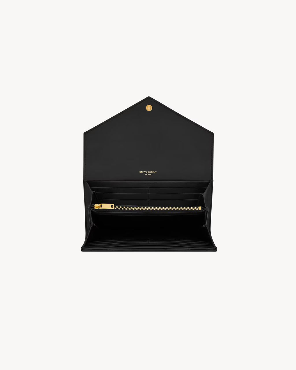 Ysl Cassandre Matelasse Black flap wallet