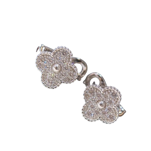 VCA Dot Clover Earrings